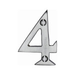 M Marcus Heritage Brass Numeral 4 - Face Fix 51mm 